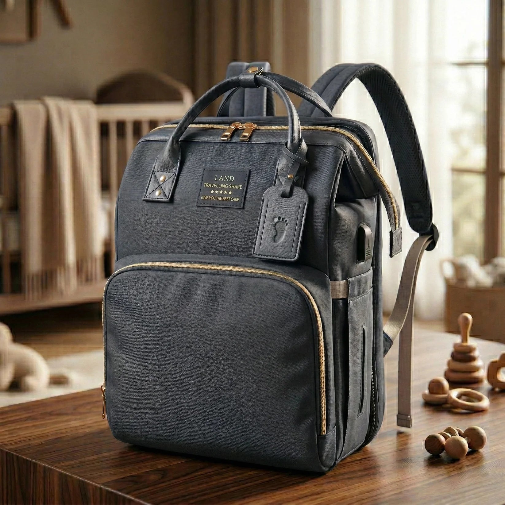 Diaper Bag - Organized and a Safe Place for Baby Anywhere