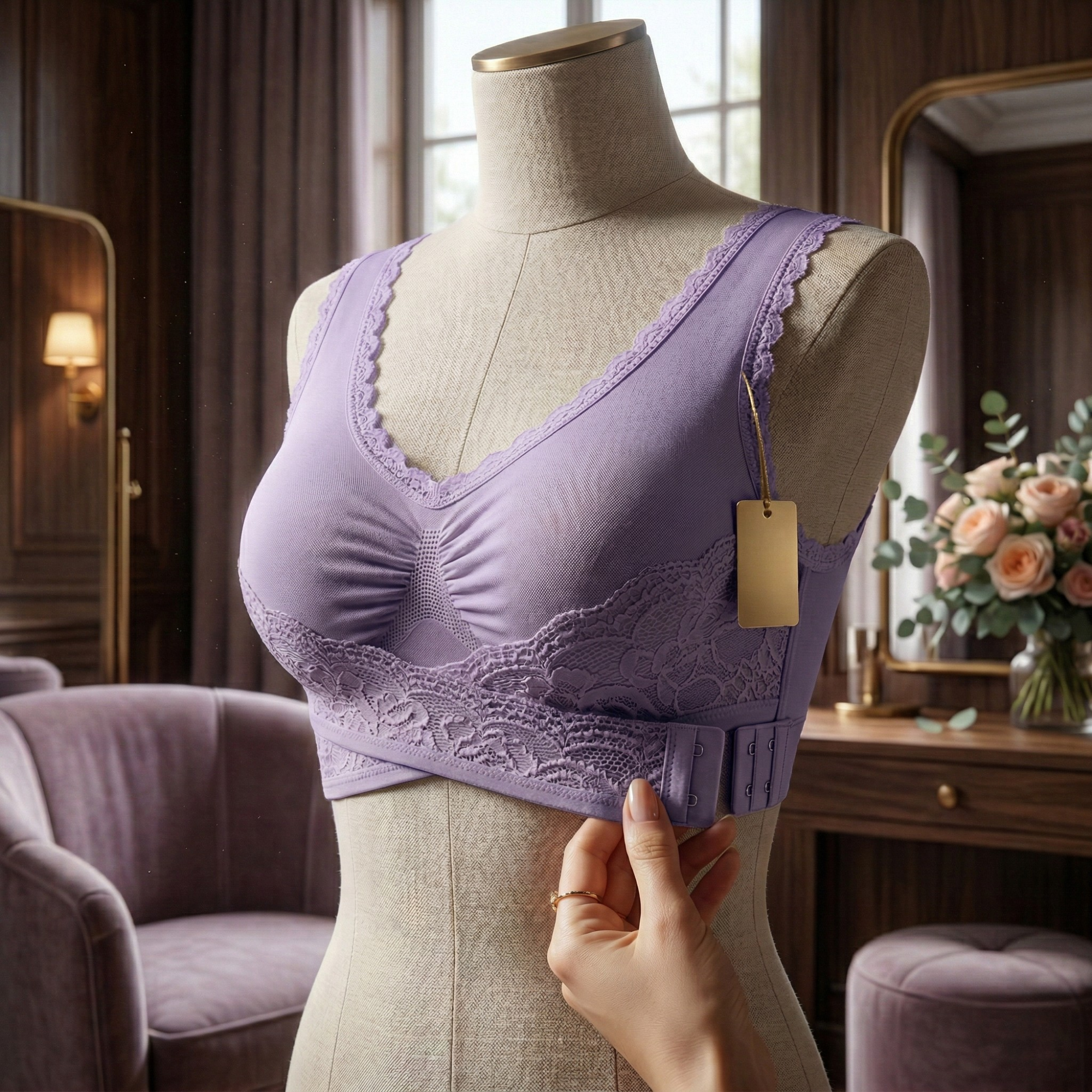 Wire-Free Comfort Bra - All day lift without shoulder pressure