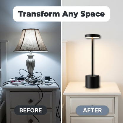 Rechargeable Touch Lamp — Warm Ambient Light Without Harsh Room Lighting