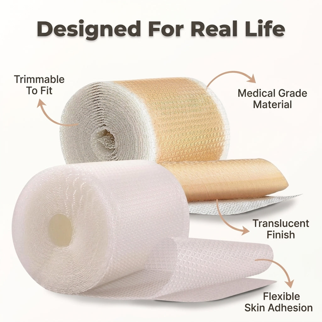 Silicone Scar Sheet Roll — Smoother-Looking Scar Care Without Messy Creams