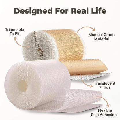 Silicone Scar Sheet Roll — Smoother-Looking Scar Care Without Messy Creams