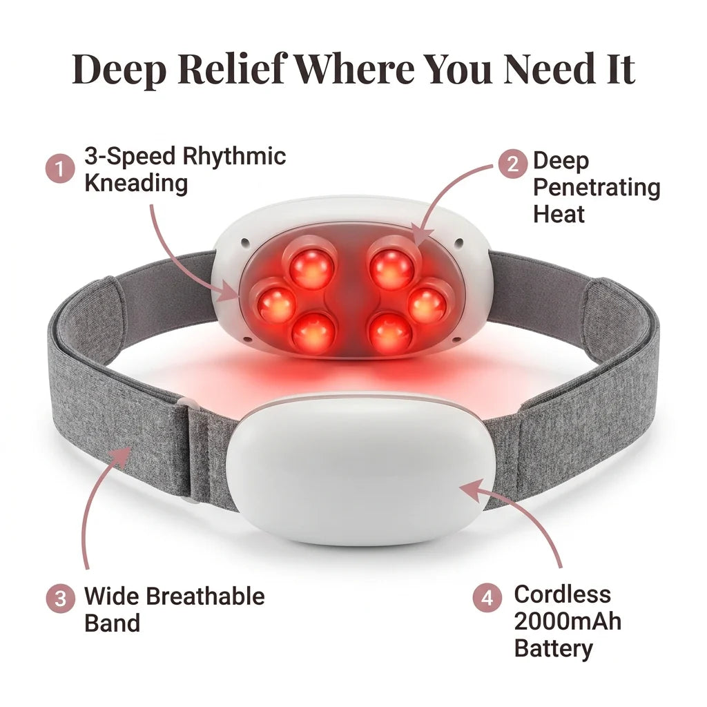 Abdominal Massage Belt - Belly Comfort Without Tight Compression