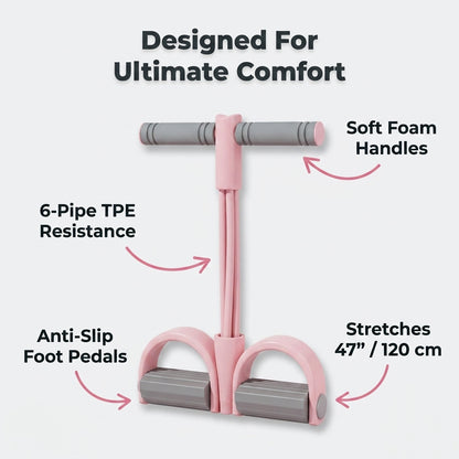 Pedal Resistance Band — Full-Body Home Workout Without Bulky Gym Equipment