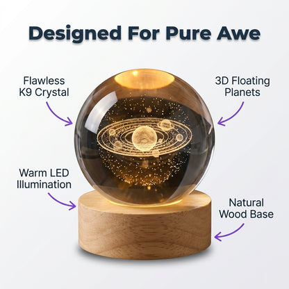 3D Crystal Solar Sphere — Bring A Mini Universe Into Your Home