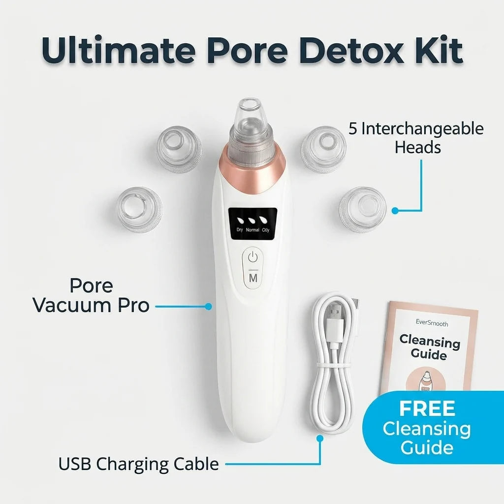 Blackhead Remover Vacuum - Clear Pores Without Harsh Treatments