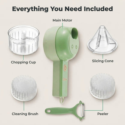 4-in-1 Smart Kitchen Chopper™ – Chop, Mince & Prep in Seconds