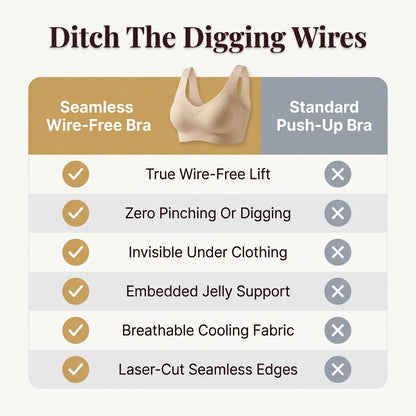 Seamless Lift Bra - Support Without Underwire Pressure