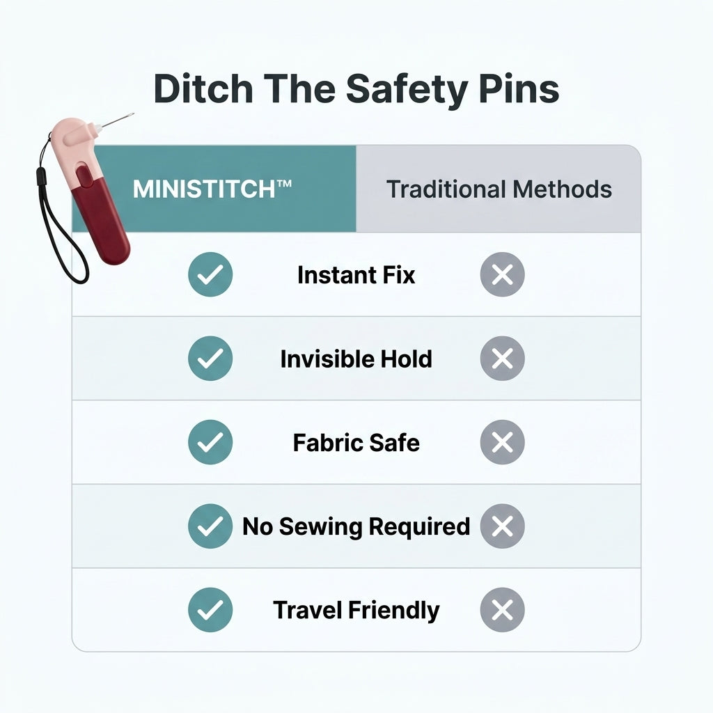 Fabric Fastening Tool — Quick Clothing Fixes Without Sewing