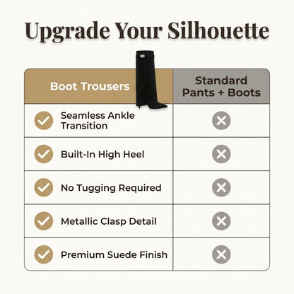 High Heel Boot Trousers - Style Without Constant Outfit Adjusting