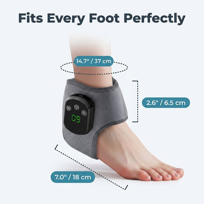 Heated Compression Ankle Massager - End Your Day Without Swelling and Stiffness