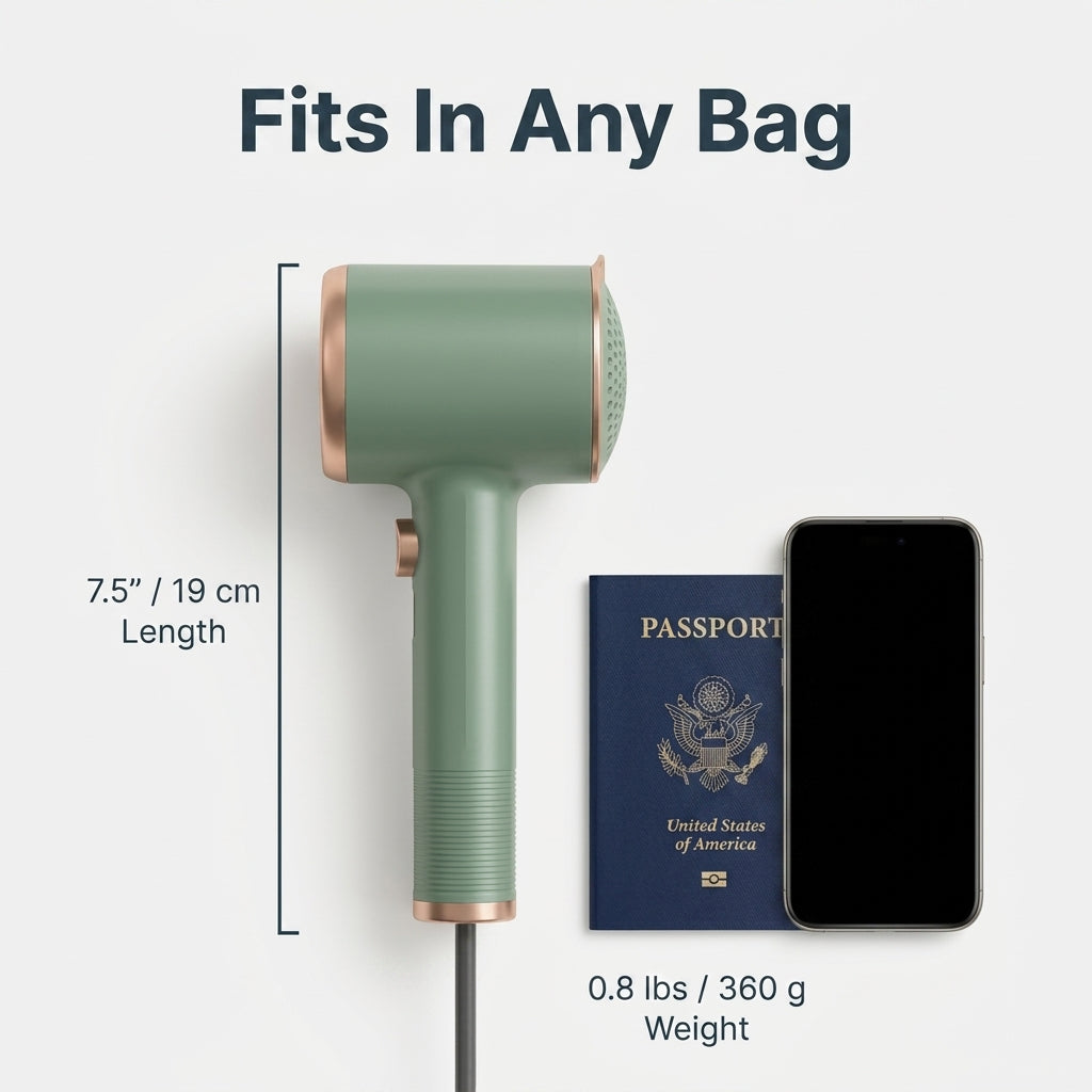 Mini Travel Iron — Wrinkle-Free Clothes Without Bulky Ironing