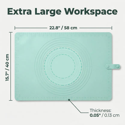 Extra Large Silicone Kitchen Mat — Cleaner Food Prep Without Messy Countertops