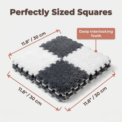 Ultra-Soft Plush Rug Tiles — Cozy Comfort Without Replacing Your Whole Floor
