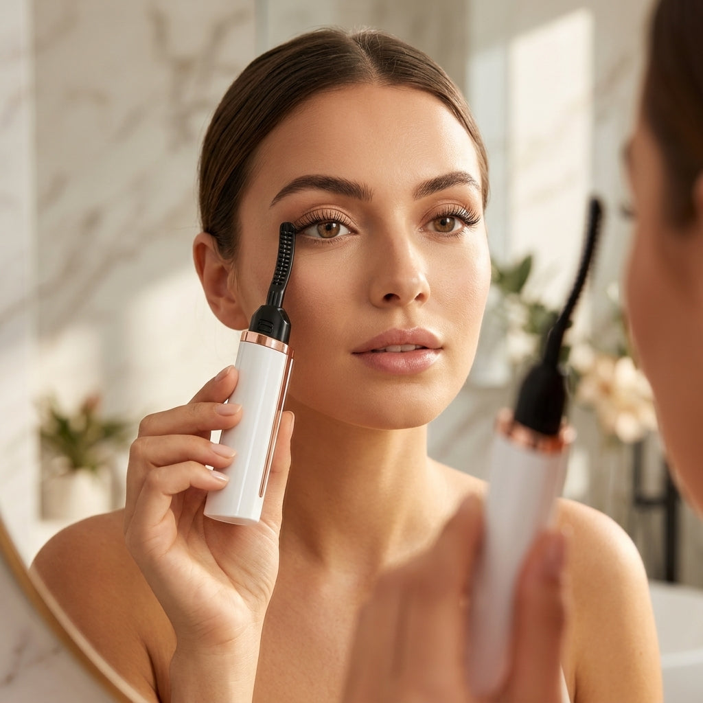 Heated Eyelash Curler — Instant Lift Without Lash Pinching