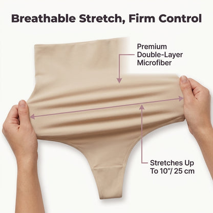 High-Waist Shapewear Thong — Smooth Your Waist Without Visible Lines