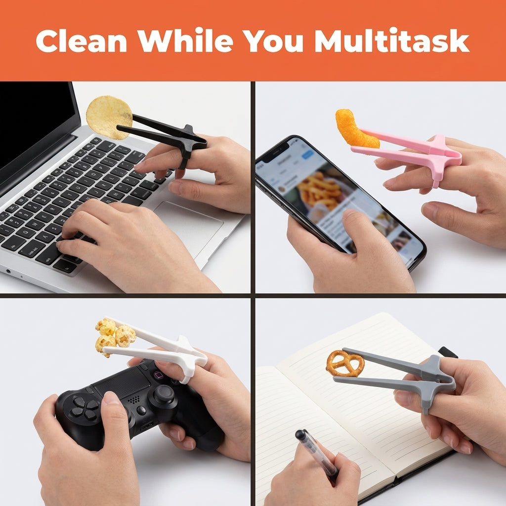 Finger Snack Tongs — Snack Without Greasy Fingersx