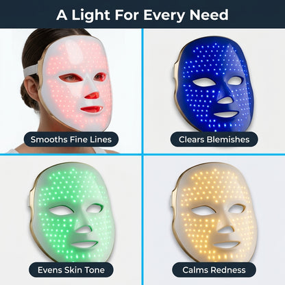 Multi-Light LED Facial Mask — Glow Routine Without Spa Appointments