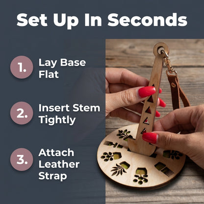 Portable Wrist Yarn Holder — Knit Anywhere Without Tangled Yarn