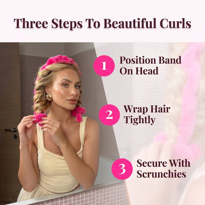 Heatless Curling Band — Wake Up To Soft Curls Without Heat Damage