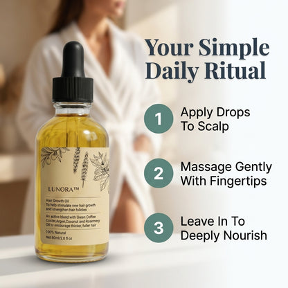 Veganic Hair Growth Oil — Fuller-Looking Hair Without Heavy Greasy Oils