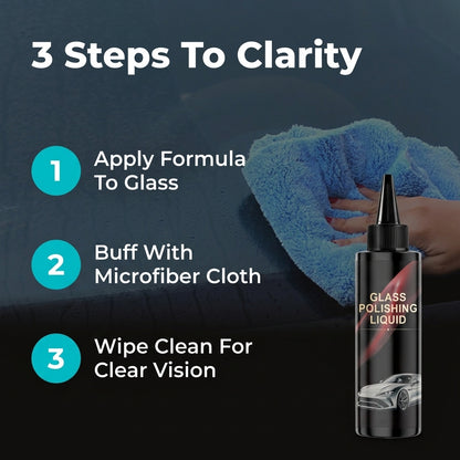 Car Glass Restoring Polish - Clear Visibility Without Windshield Haze