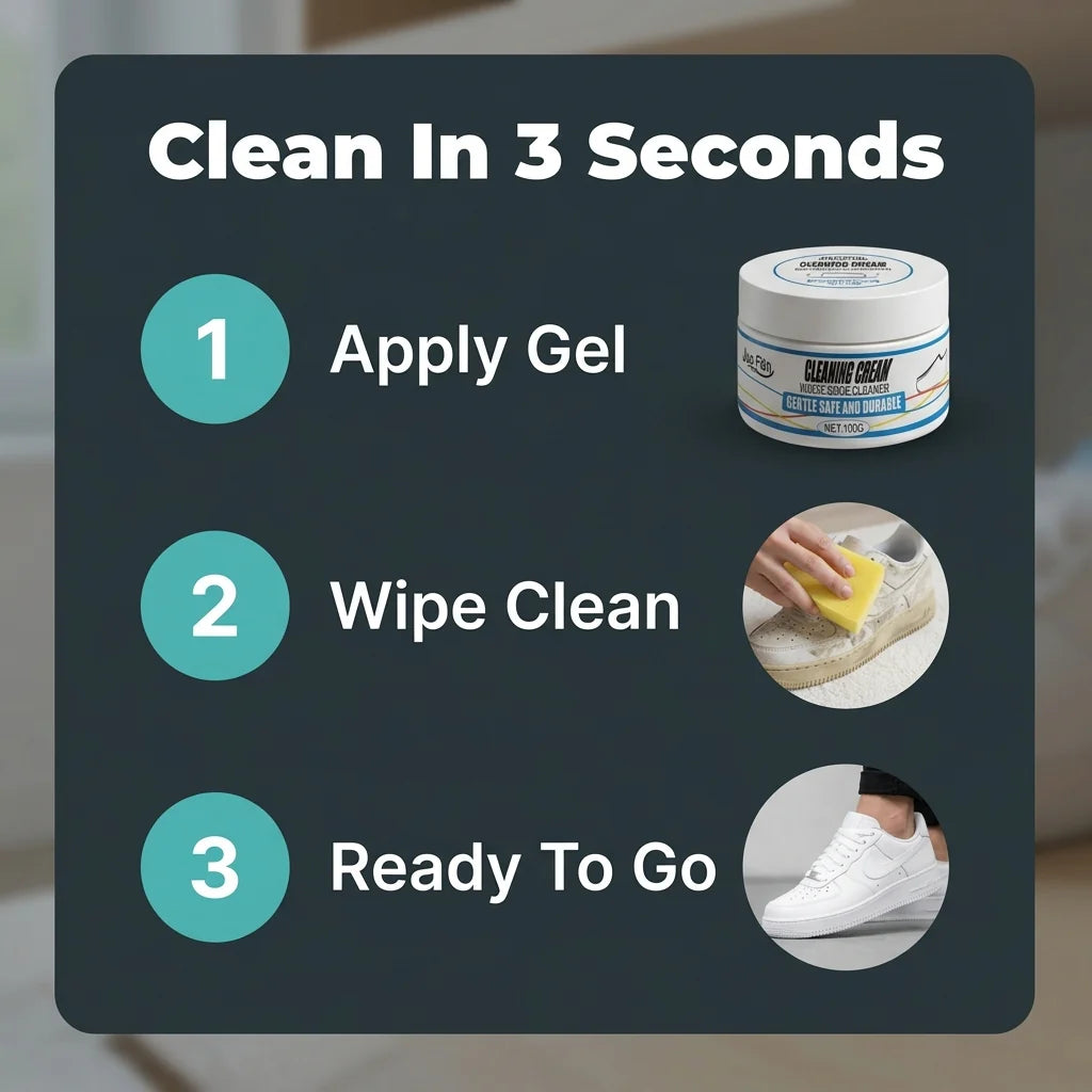Premium Shoe Cleaning Gel — Makes Dirty Shoes Look Fresh Again