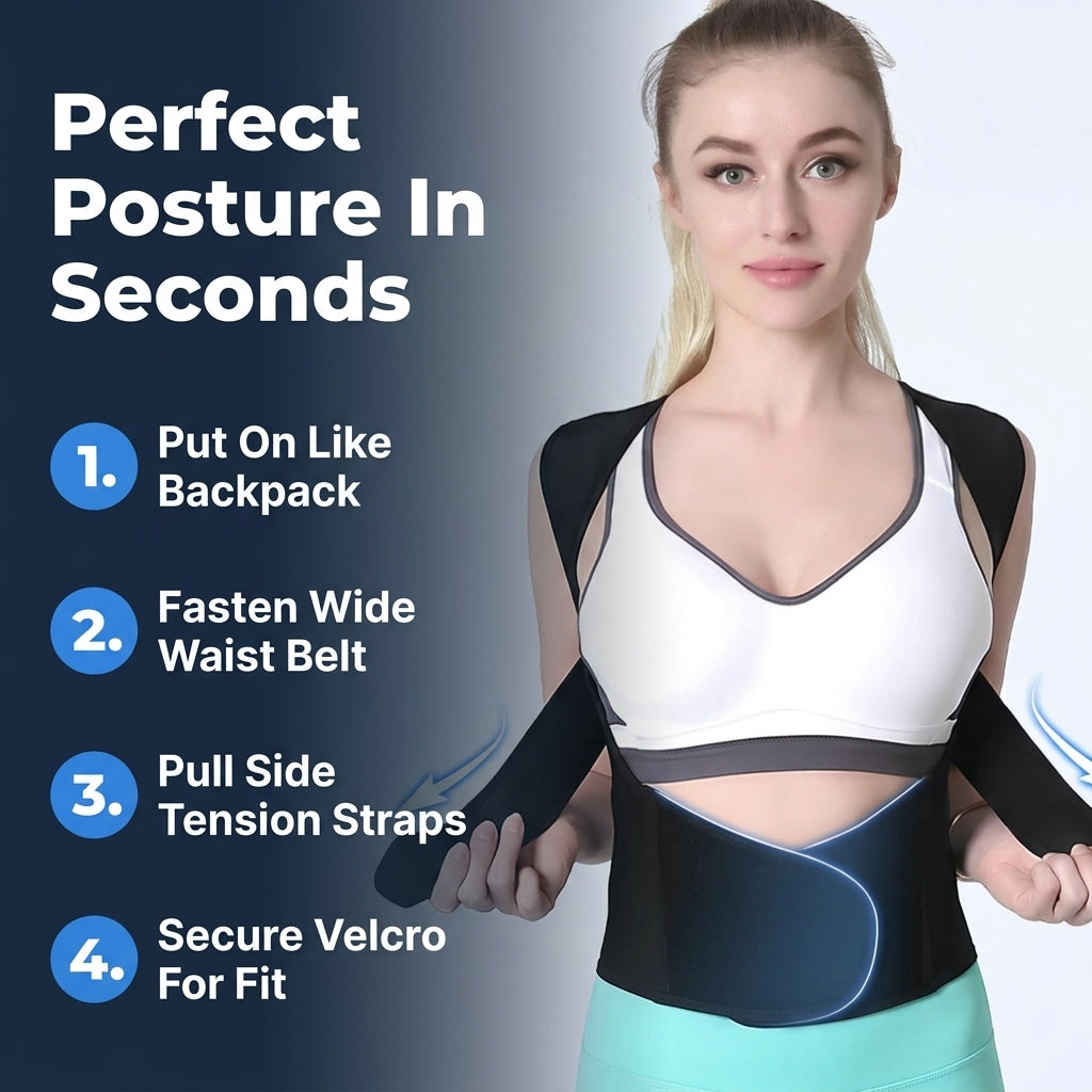 Posture Support Brace - Effortless Posture and All-Day Comfort