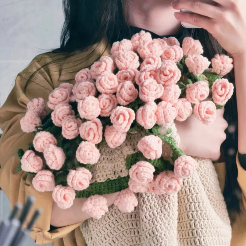 Crochet Rose - Lasting Flowers Without Wilting