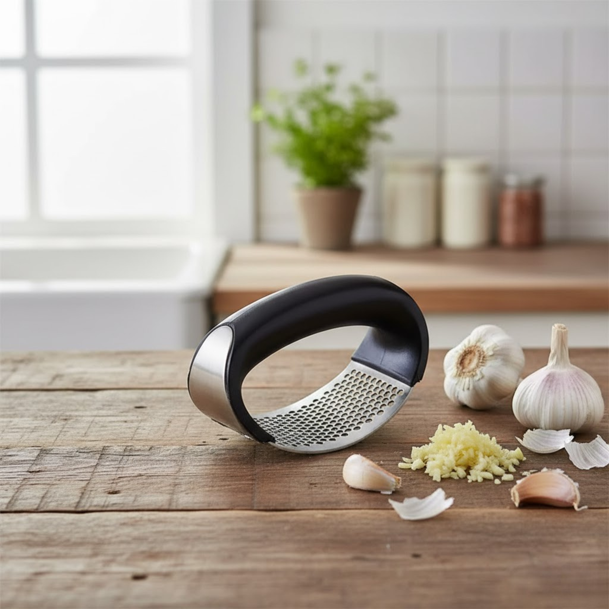 Garlic Press Rocker - Crush Easily
