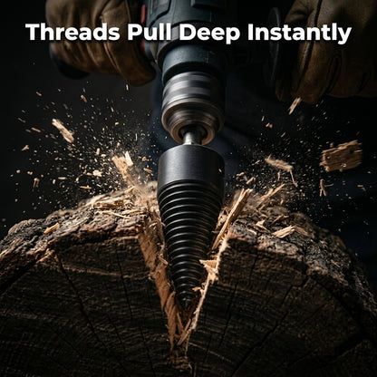 Log Splitter Drill Bit - Split Firewood Faster