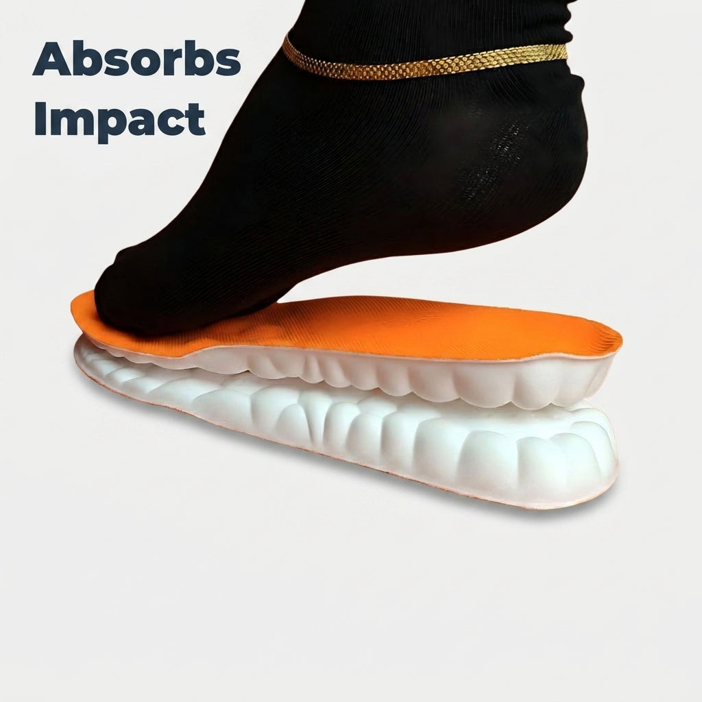 Memory Foam Comfort Insoles — All-Day Cushioning Without Heavy Foot Fatigue