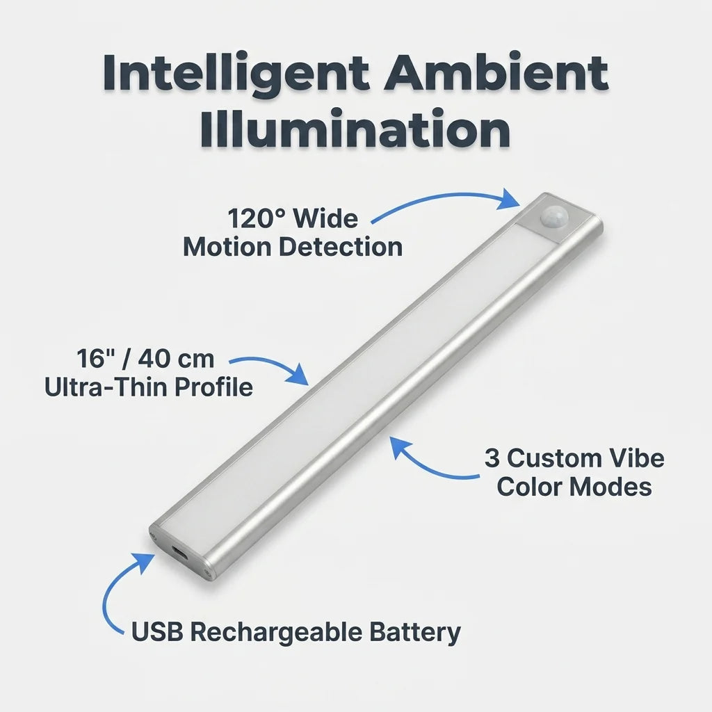 Motion Sensor Light Bar - Hands-free automatic lighting for any room