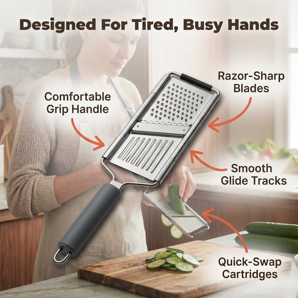 Manual Multi Slicer - Faster Dinner Prep Without Repetitive Knife Strain