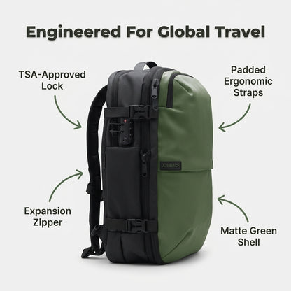Vacuum Compression Travel Backpack — Pack More Without Checking A Bag