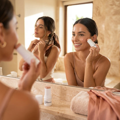 Multibrug Makeup Stick — Glød, fugt og farve uden tung makeup