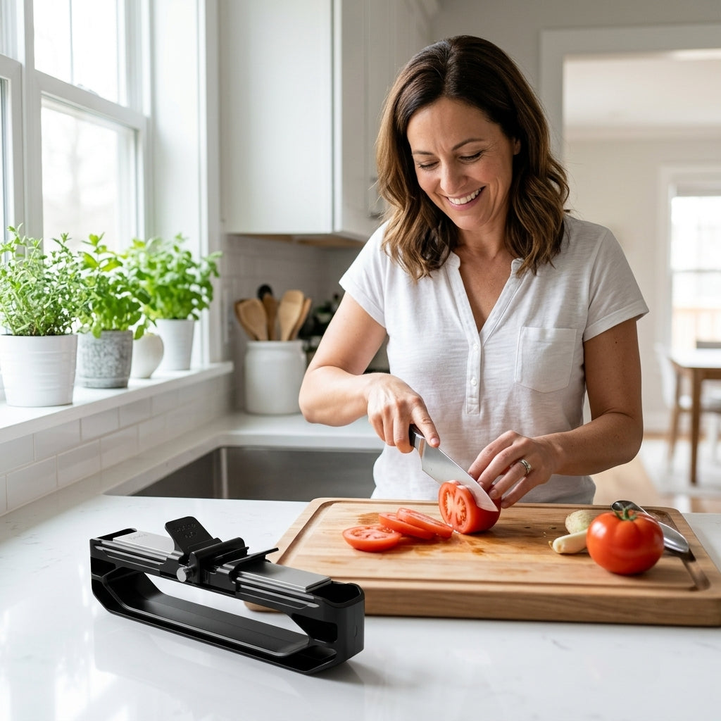 Portable Knife Sharpener — Restore Cleaner Cuts Without Bulky Sharpening Tools