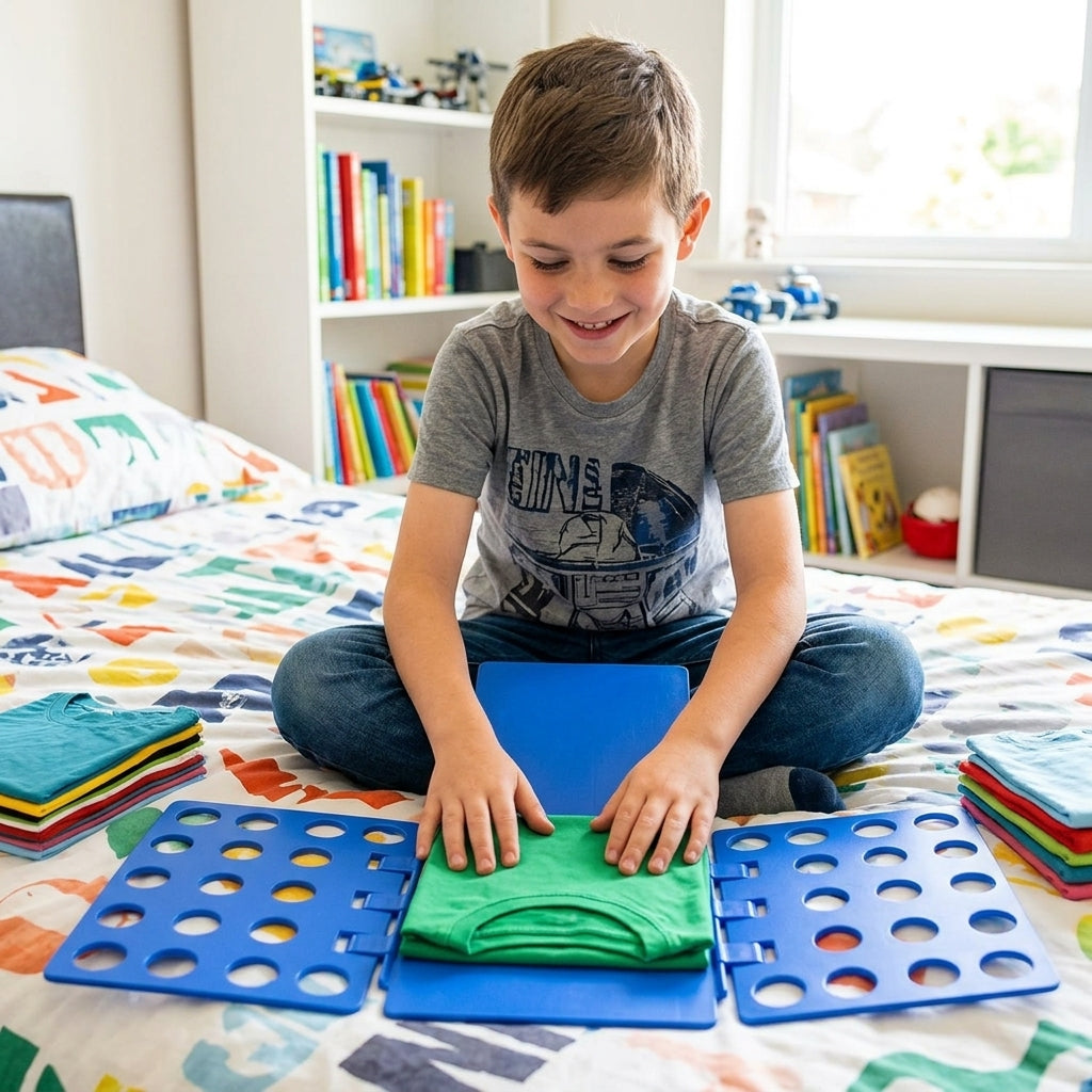 Clothes Fast-Folding Board — Neat Laundry Folds Without Wasting Time