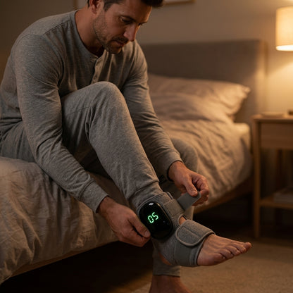 Heated Compression Ankle Massager - End Your Day Without Swelling and Stiffness