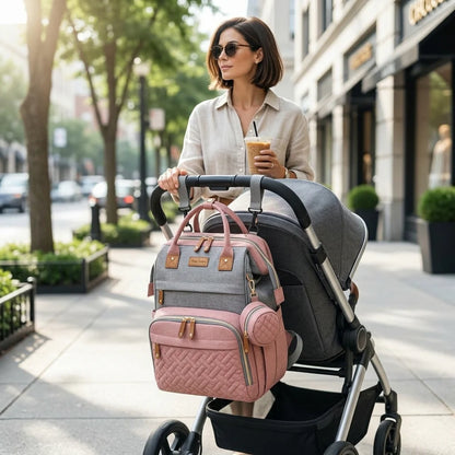 Diaper Bag - Organized and a Safe Place for Baby Anywhere