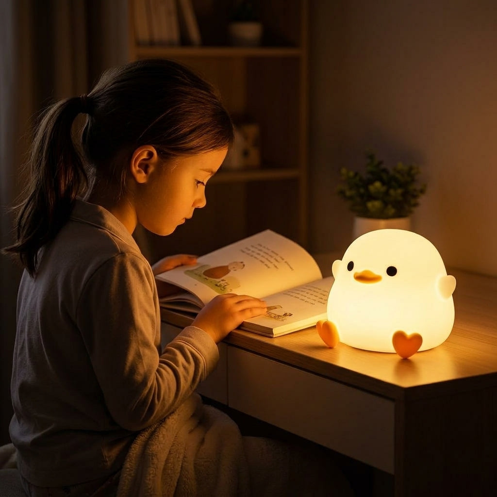 Kids Duck Night Light — Comforting Bedtime Glow Without Harsh Room Light