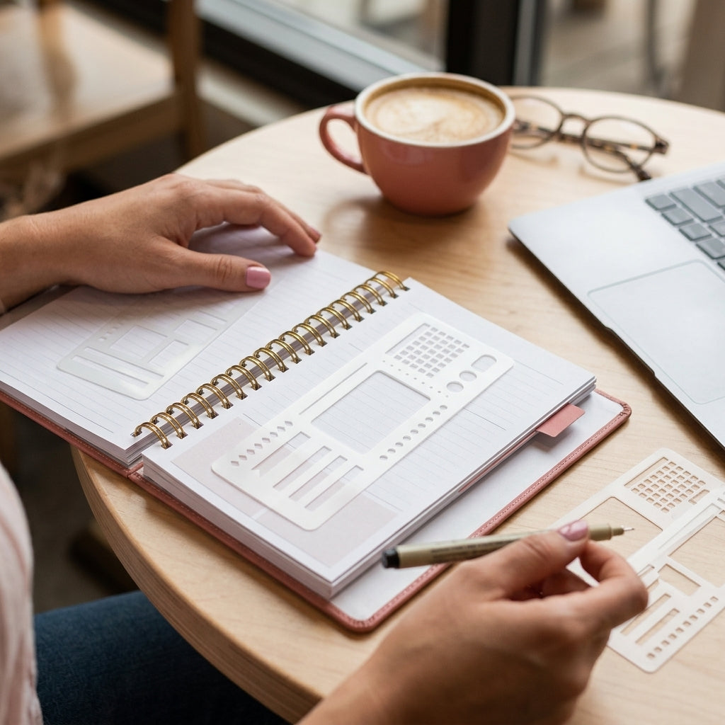 Flexible Planner Stencil Set — Cleaner Journal Layouts Without Rulers Or Messy Lines