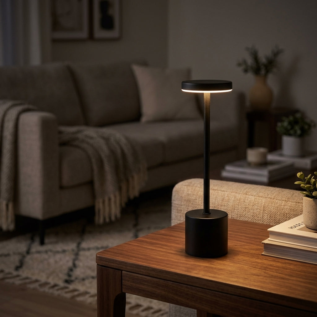 Rechargeable Touch Lamp — Warm Ambient Light Without Harsh Room Lighting