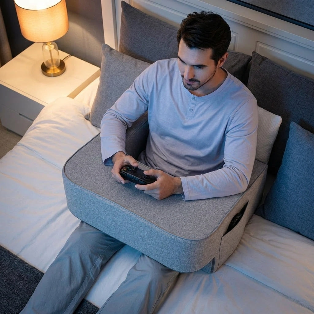 Memory Foam Lap Desk — Comfortable Work, Reading & Relaxing Without A Hard Desk