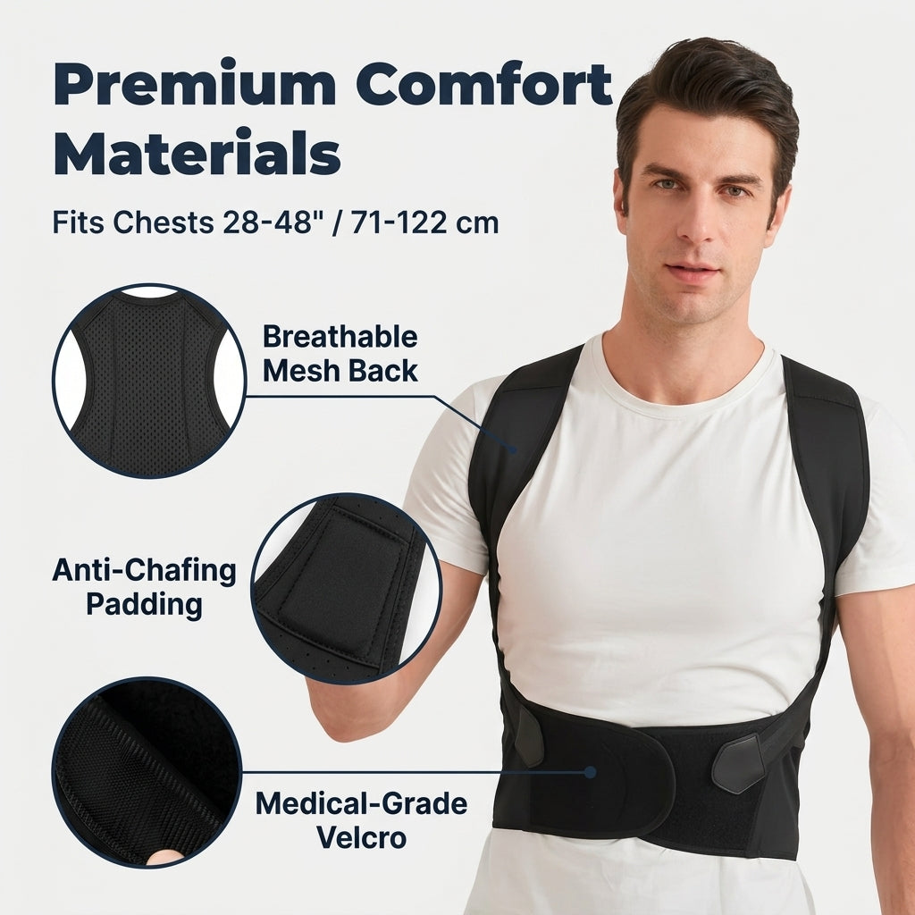 Posture Support Brace - Effortless Posture and All-Day Comfort