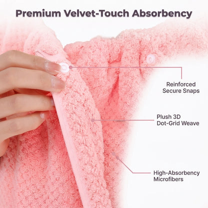 2-in-1 Towel Bathrobe — Dry Off Comfortably Without A Slipping Towel