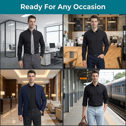 Men’s Slim Long-Sleeve Shirt — Clean Style Without Feeling Overdressed