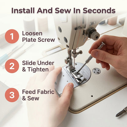 Rolled Hemmer Foot — Clean Hems Without Ironing, Guessing, Or Re-Stitching