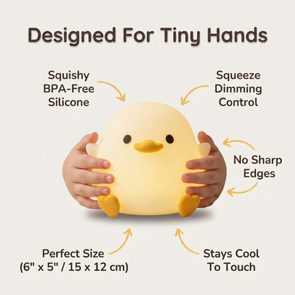 Kids Duck Night Light — Comforting Bedtime Glow Without Harsh Room Light