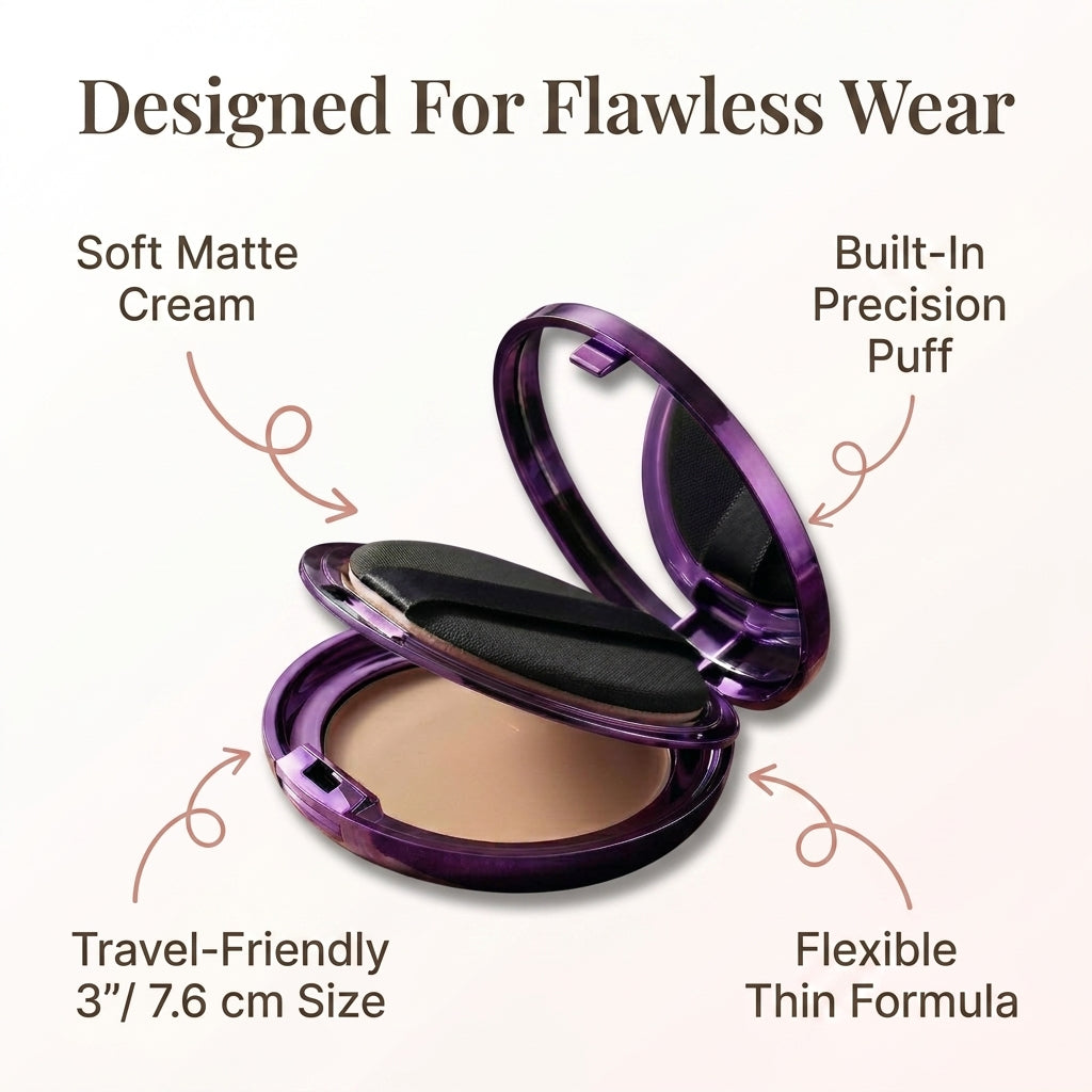 40 Shade Soft Matte Concealer - Even Skin Tone Without Midday Creasing