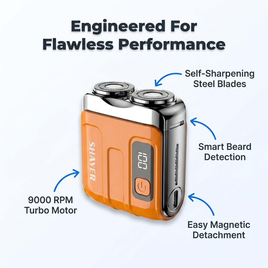 Mini Electric Shaver — Smooth Grooming Without Bulky Razor Kits